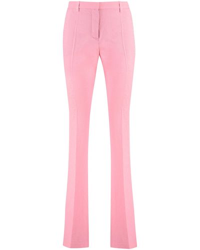 Versace Wool Trousers - Pink