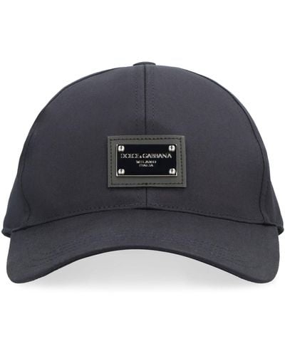 Dolce & Gabbana Cappello da baseball con logo - Blu