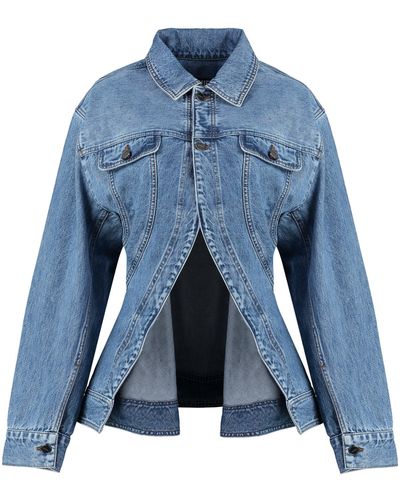 Jacquemus: Pink 'La Veste De-Nîmes Yelo' Denim Jacket