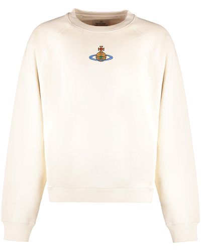 Vivienne Westwood Cotton Crew-neck Sweatshirt - White