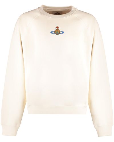 Vivienne Westwood Felpa girocollo in cotone - Bianco