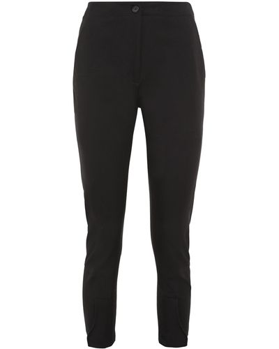 Aspesi Pantaloni in cotone stretch - Nero