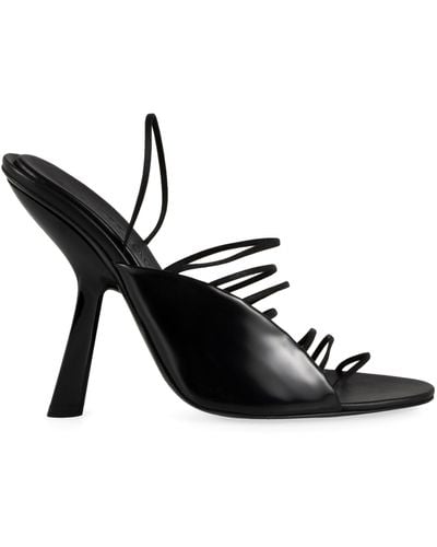 Ferragamo Leather Sandals - Black
