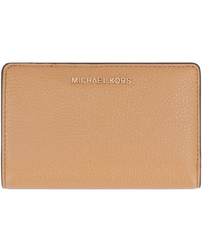 MICHAEL Michael Kors Grainy Leather Wallet - Brown