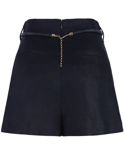 Zimmermann Linen Shorts - Blue