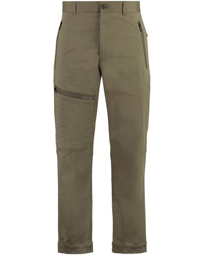 Moncler Pantaloni multi-tasche in cotone - Verde