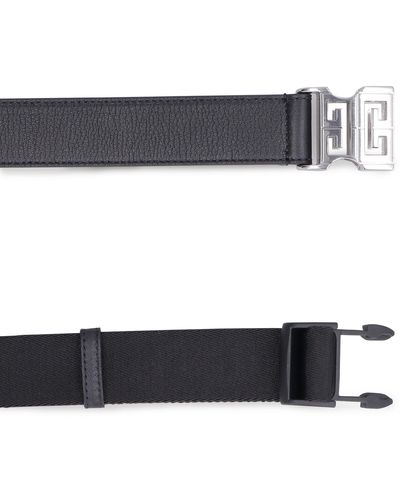 Givenchy Cintura con fibbia 4G - Nero