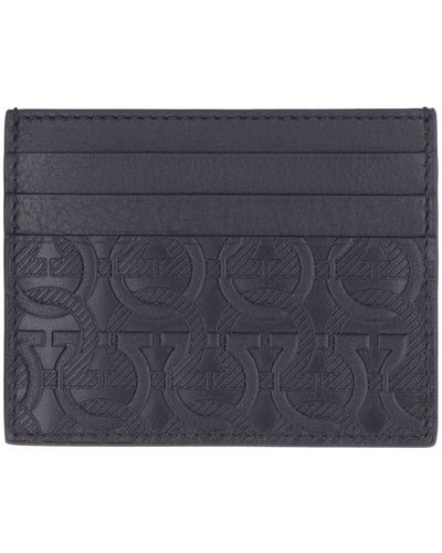 Ferragamo Leather Card Holder - Multicolour