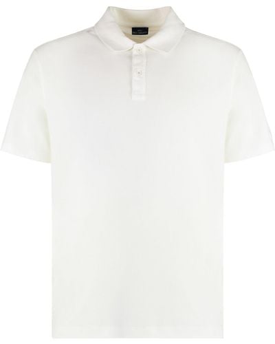Paul & Shark Short Sleeve Cotton Polo Shirt - White
