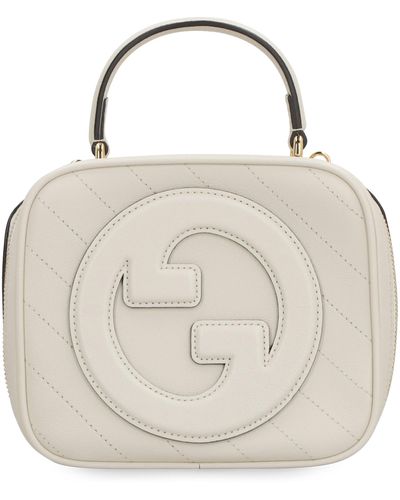 Gucci Blondie Leather Handbag - White