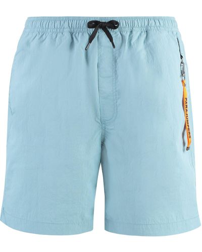 Parajumpers Shorts da mare in nylon - Blu
