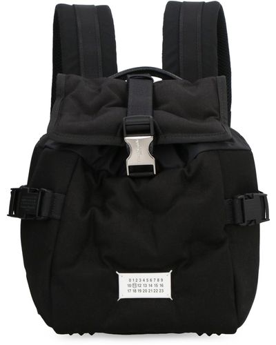 Maison Margiela Glam Slam Canvas Backpack - Black