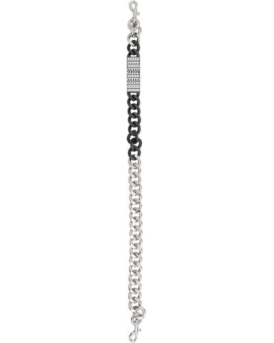 Marc Jacobs The Barcode Chain Strap - Metallic