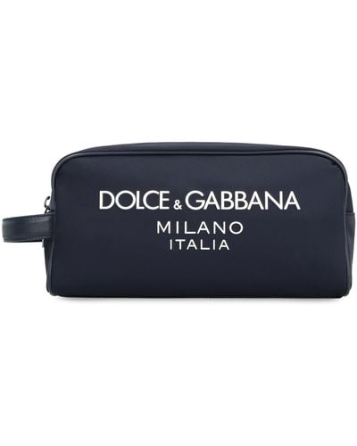 Dolce & Gabbana Nylon Wash Bag - White