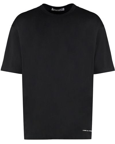 Comme des Garçons Cotton Crew-neck T-shirt - Black