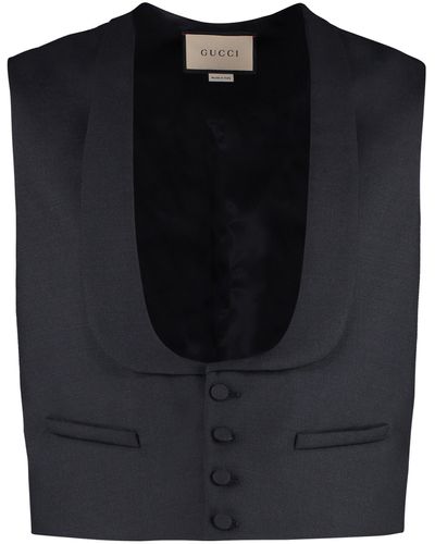 Gucci Wool Vest - Black