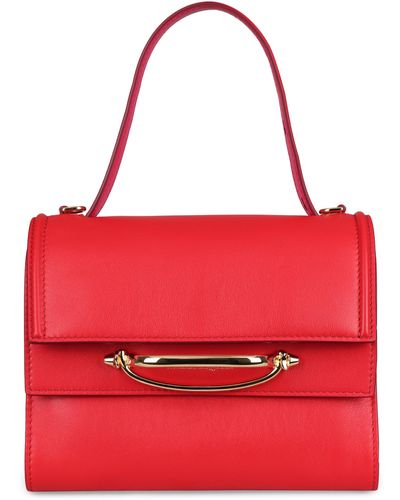 Alexander McQueen The Story Leather Bag - Red