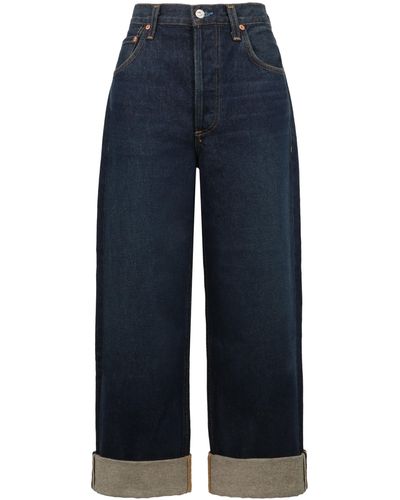 Citizens of Humanity Ayla Cropped Jeans - Blue