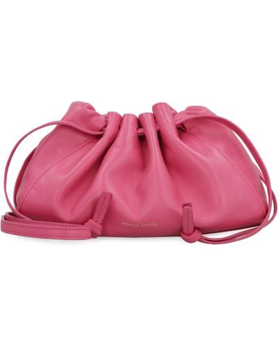 Mansur Gavriel Bloom Leather Mini Bag - Pink