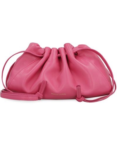 Mansur Gavriel Mini bag Bloom in pelle - Rosa