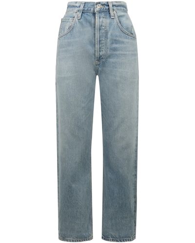 Citizens of Humanity Dahlia Straight Leg Jeans - Blue
