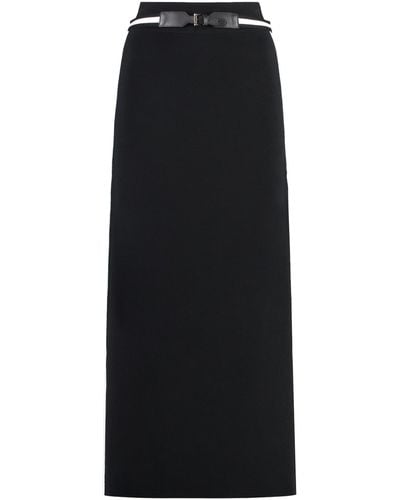 Max Mara Ora Long Skirt - Black