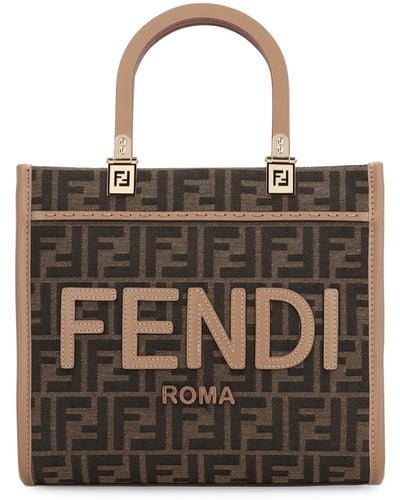 Fendi Shopping bag Sunshine - Marrone