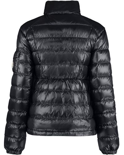 Moncler Aminia Down Jacket With Button Closure - Black
