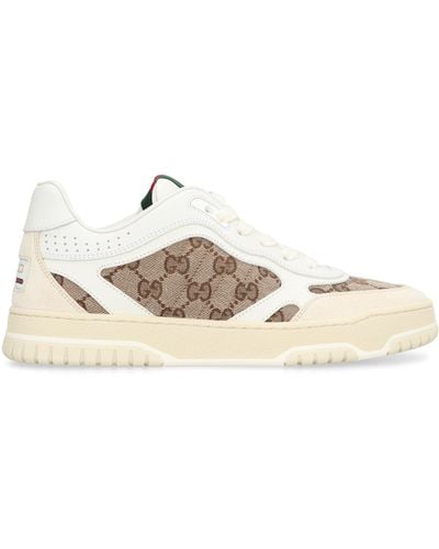 Gucci Re-web Low-top Trainers - White
