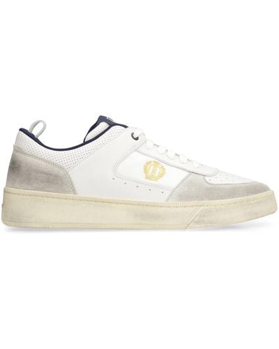 Bally Riweira Leather Low-Top Trainers - White
