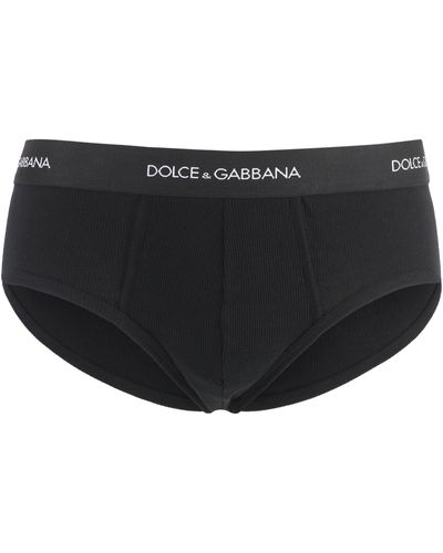 Dolce & Gabbana Plain Colour Briefs - Black