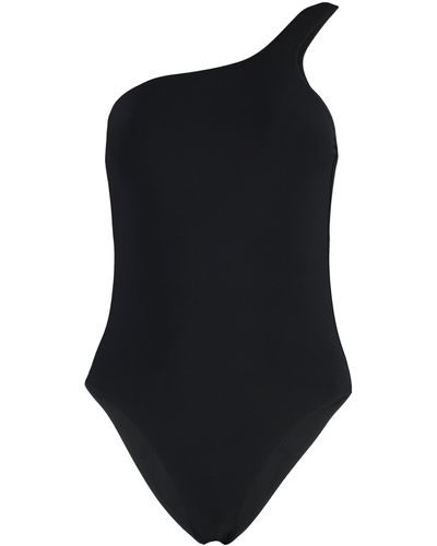 Isabel Marant Sage One-shoulder Swimsuit - Black