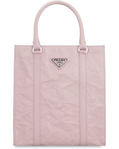 Prada Shopping bag in pelle - Rosa