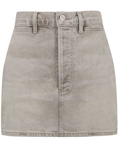 Citizens of Humanity Rosie Cotton Mini-skirt - Gray