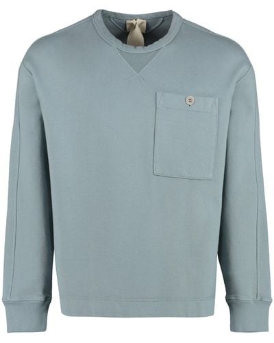 C.P. Company Cotton Crew-neck Sweatshirt - Blue