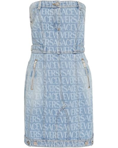 Versace Denim Dress - Blue