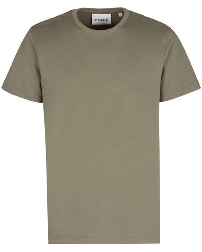 FRAME Crewneck Short-sleeved T-shirt - Green