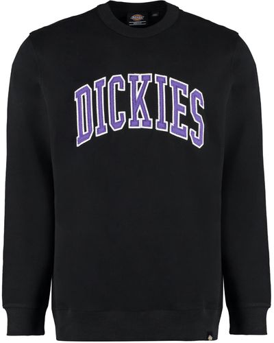 Dickies Aitkin Cotton Crew-neck Sweatshirt - Black