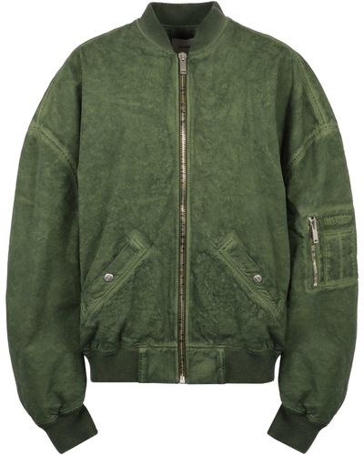 Halfboy Cotton Bomber Jacket - Green