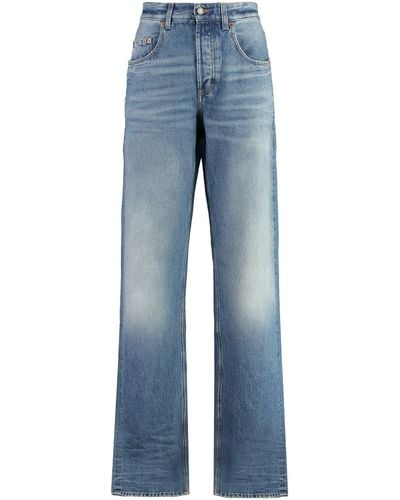Saint Laurent Jeans wide-leg - Blu