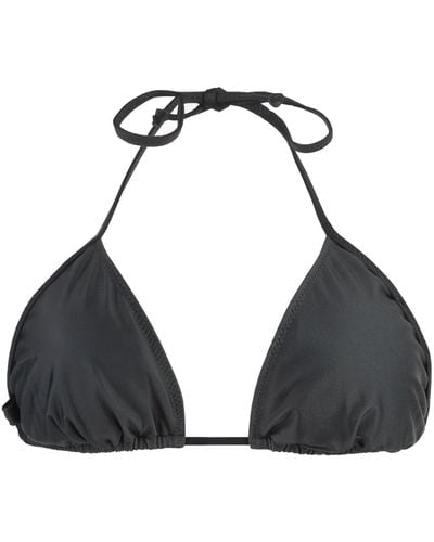 Ganni Triangle Bikini Top - Black