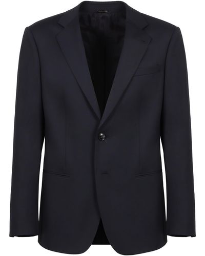 Giorgio Armani Virgin Wool Two-piece Suit - Black
