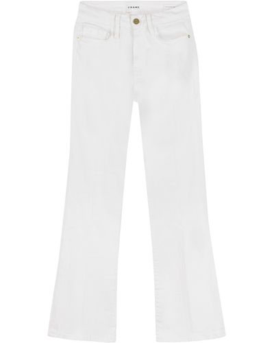 FRAME 5-pocket Skinny Jeans - White