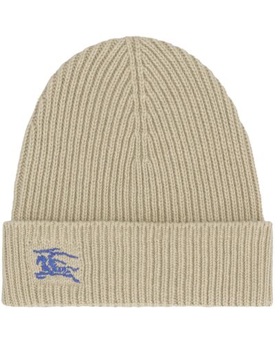 Burberry Knitted Beanie - Natural