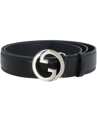 Gucci Blondie Leather Belt - Black
