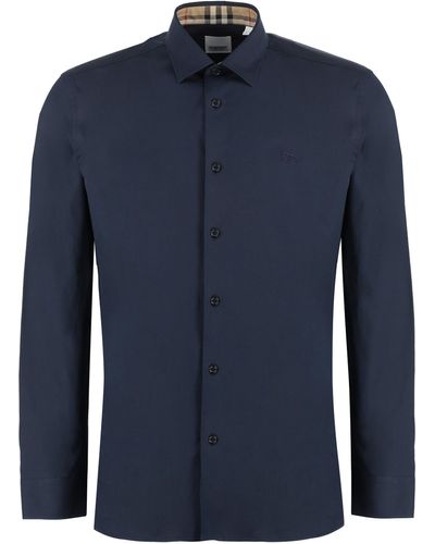 Burberry Cotton Shirt - Blue