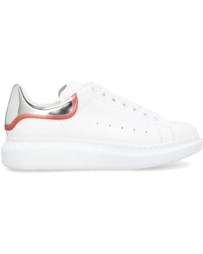 Alexander McQueen Larry Leather Chunky Sneakers - White