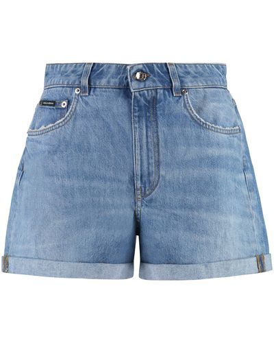 Dolce & Gabbana Shorts in denim - Blu