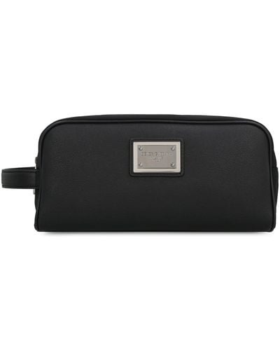 Dolce & Gabbana Nylon Wash Bag - Black