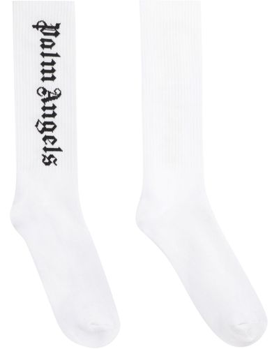 1017 ALYX 9SM Intarsia-knit Logo Socks - White